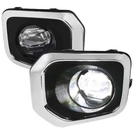 Spec-D Tuning 16-17 Toyota Tacoma LED Foglights - Clear LF-TAC16CG3-DL